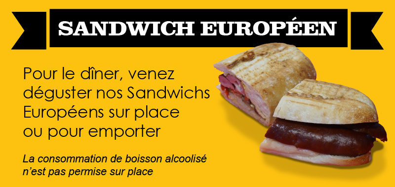 Sandwich europeen Blainville